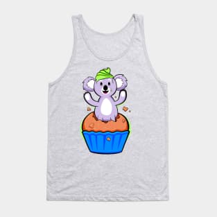 Cute Koala Cake Tank Top